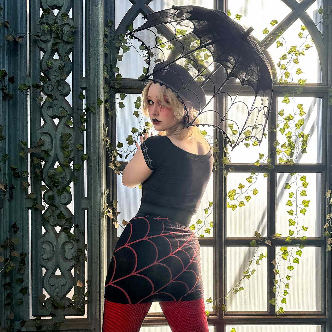 Spiderweb Lace Parasol - Kreepsville