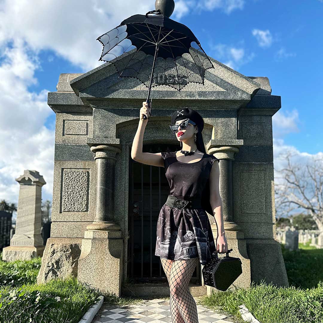 Spiderweb Lace Parasol - Kreepsville