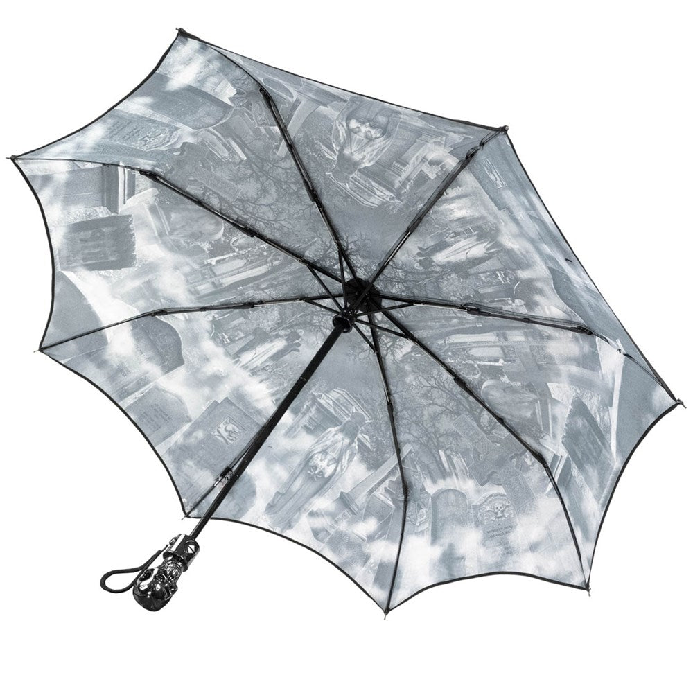 Skull Handle Cemetery Umbrella - Kreepsville