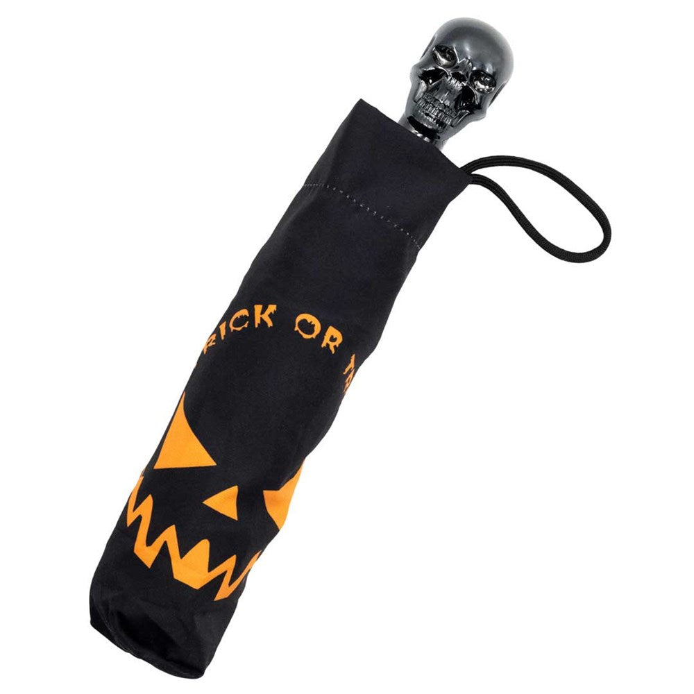 Skull Handle Trick Or Treat Umbrella - Kreepsville
