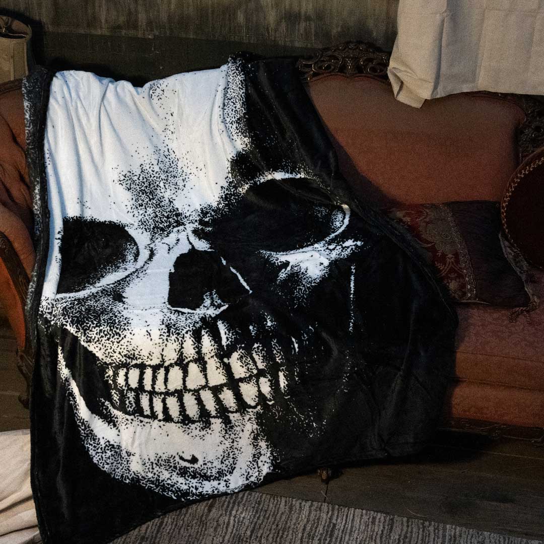 Anatomical Skull Throw Blanket - Kreepsville