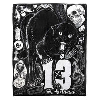Thumbnail for Black Cat 13 Throw Blanket