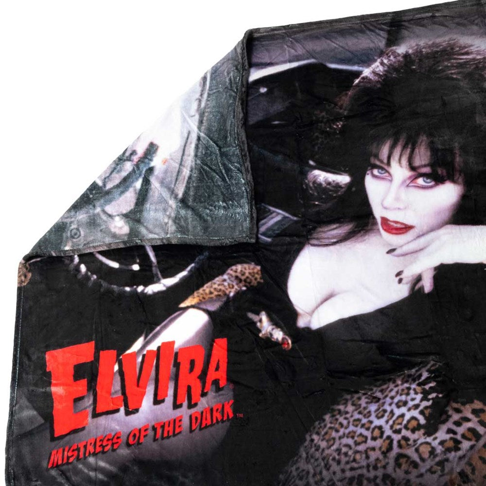 Elvira Macabre Mobile Throw Blanket - Kreepsville