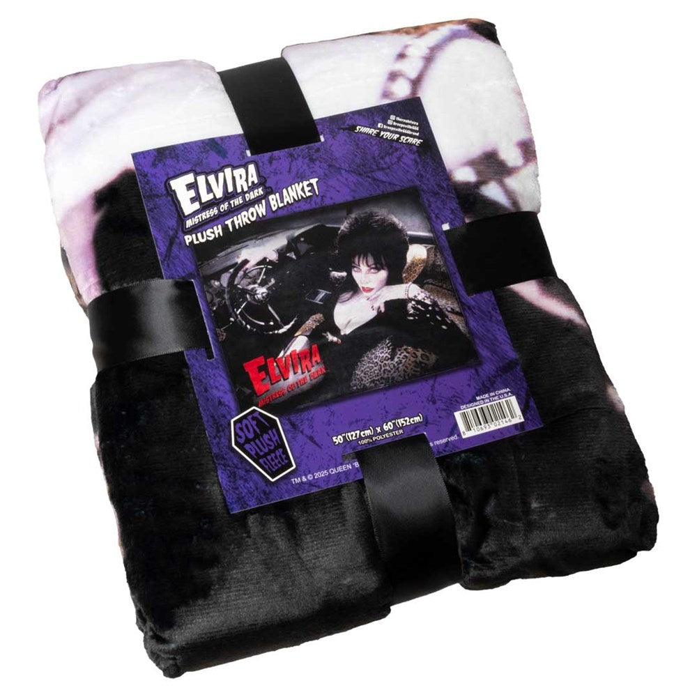 Elvira Macabre Mobile Throw Blanket - Kreepsville