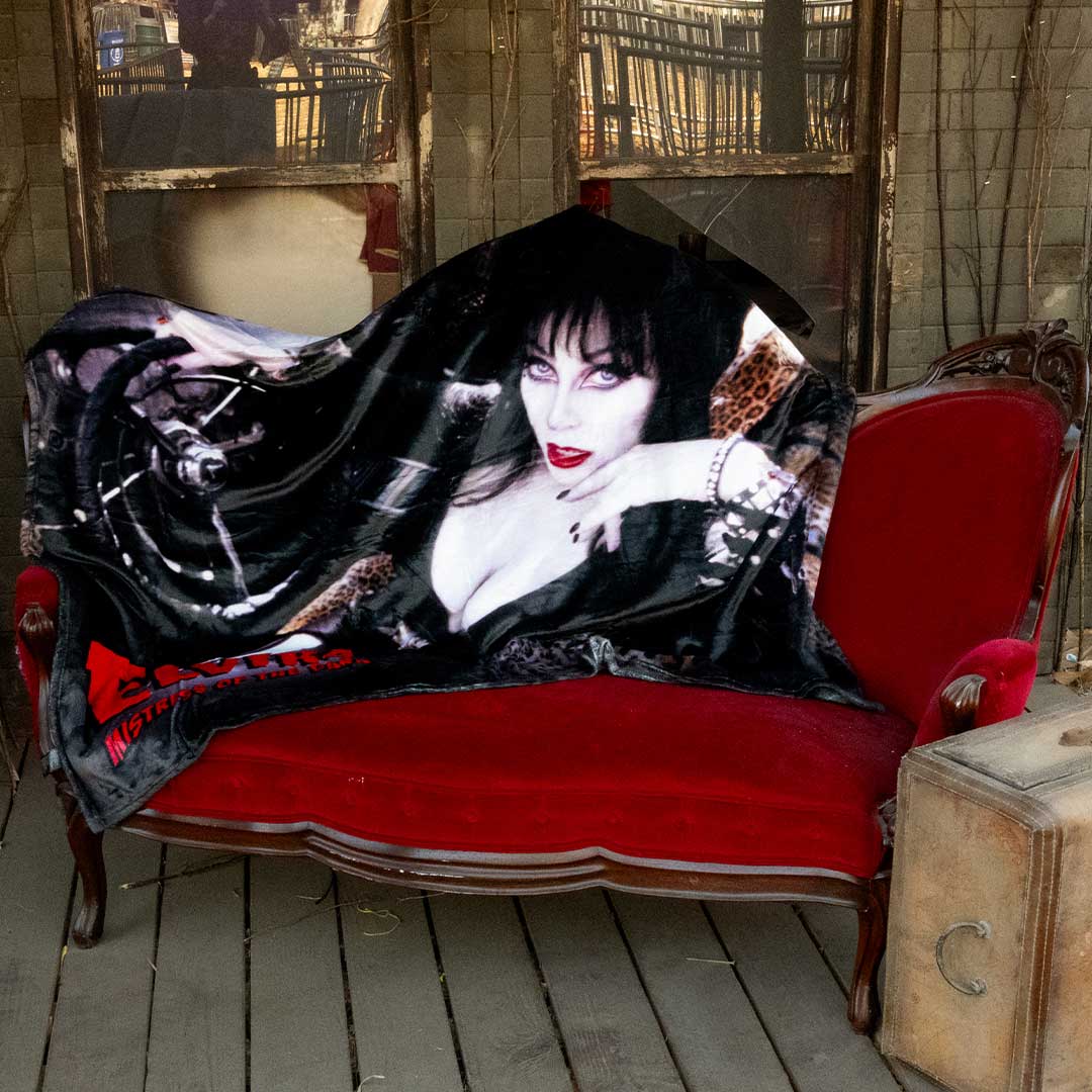 Elvira Macabre Mobile Throw Blanket - Kreepsville