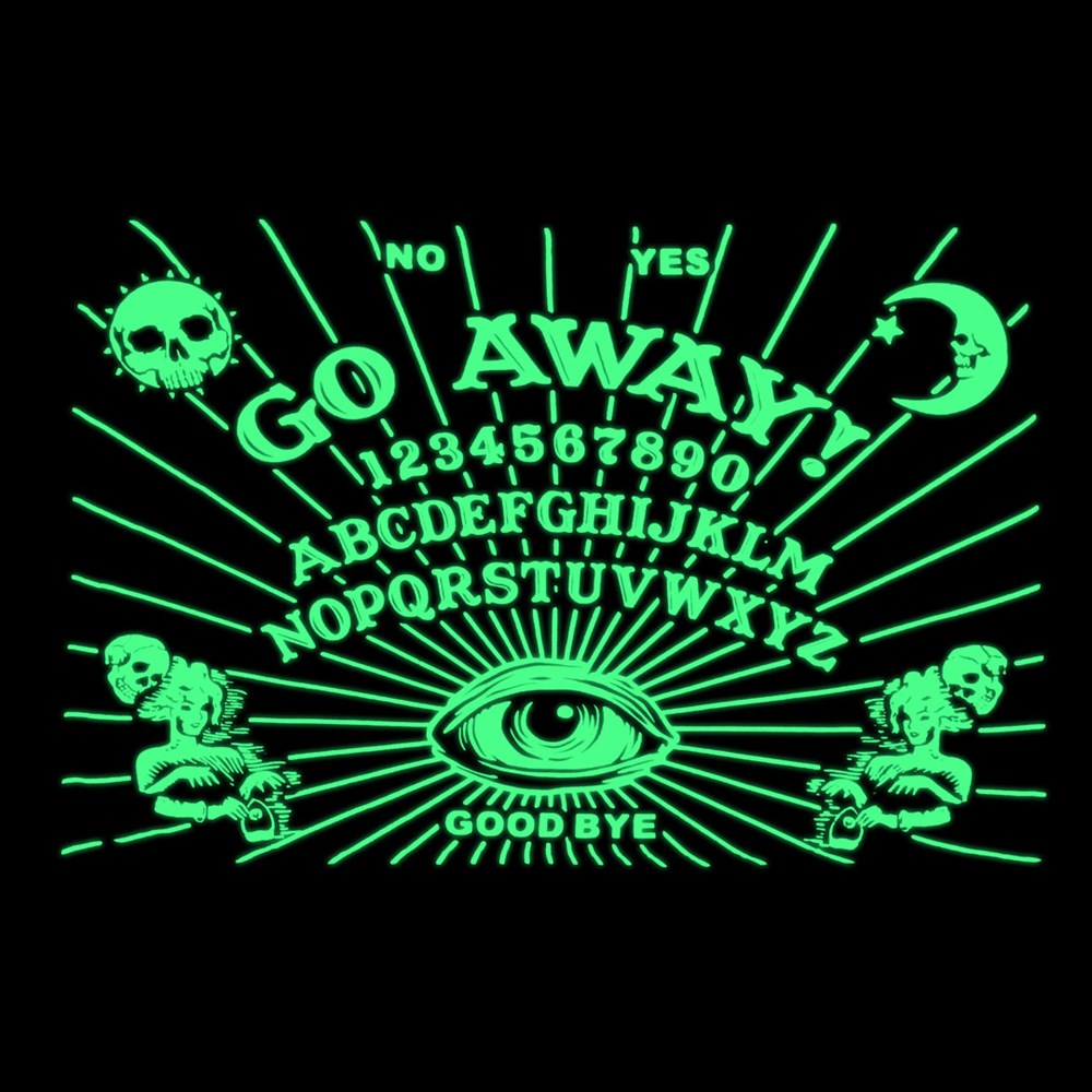 Go Away Glow In The Dark Throw Blanket - Kreepsville