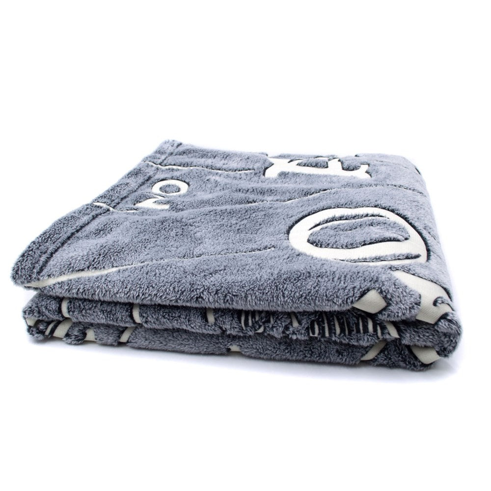 Go Away Glow In The Dark Throw Blanket - Kreepsville