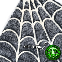 Thumbnail for Less Than Perfect Spiderweb Glow In The Dark Throw Blanket - Kreepsville