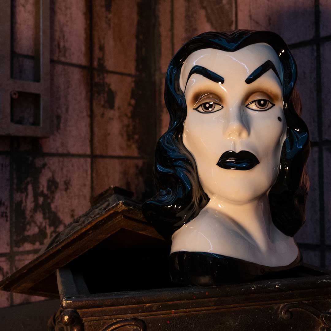 Vampira Portrait Ceramic Vase - Kreepsville