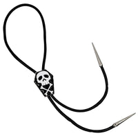 Thumbnail for Coffin Skull Bones Bolo Western Tie - Kreepsville