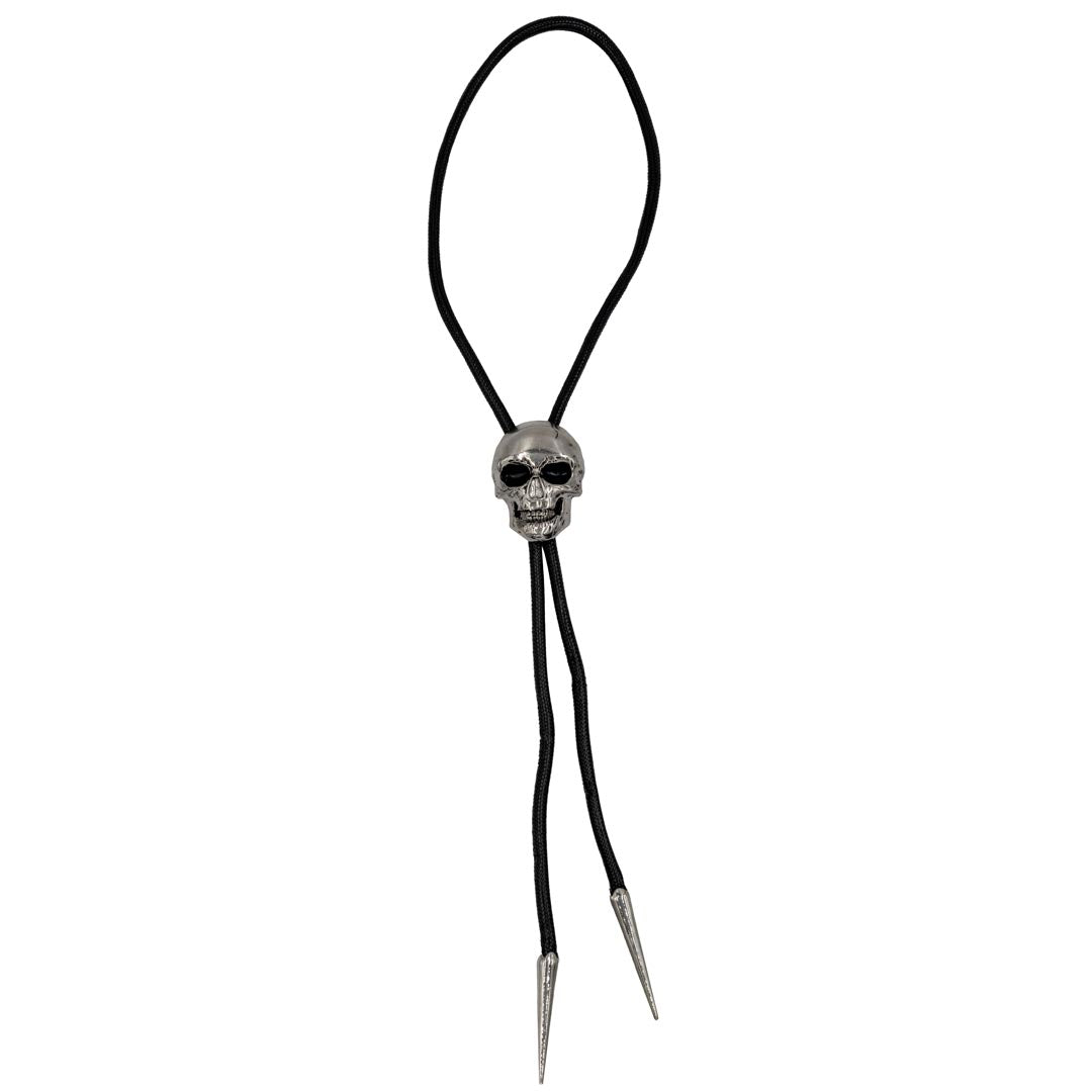 Skull Chrome Bolo Western Tie - Kreepsville