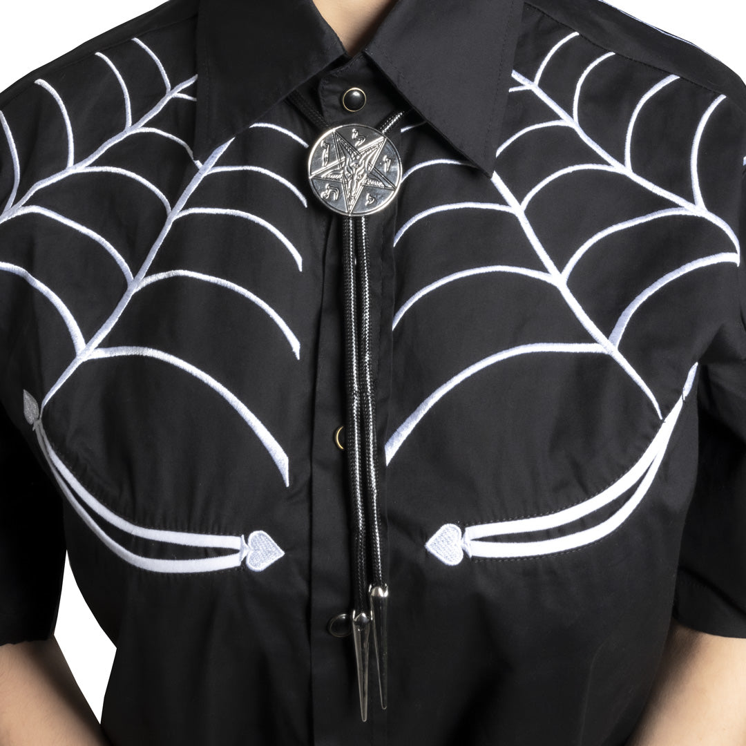 Satanic Circle Bolo Western Tie - Kreepsville