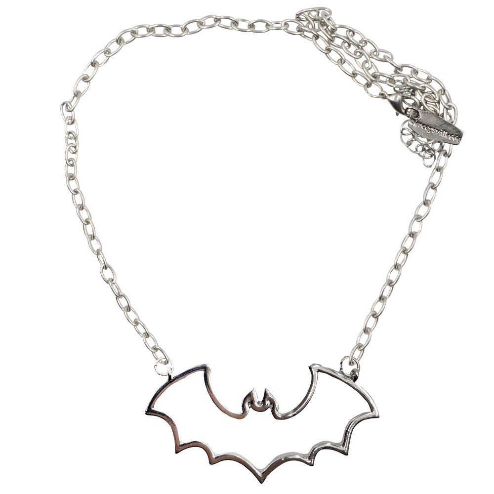 Bat Outline Necklace - Kreepsville