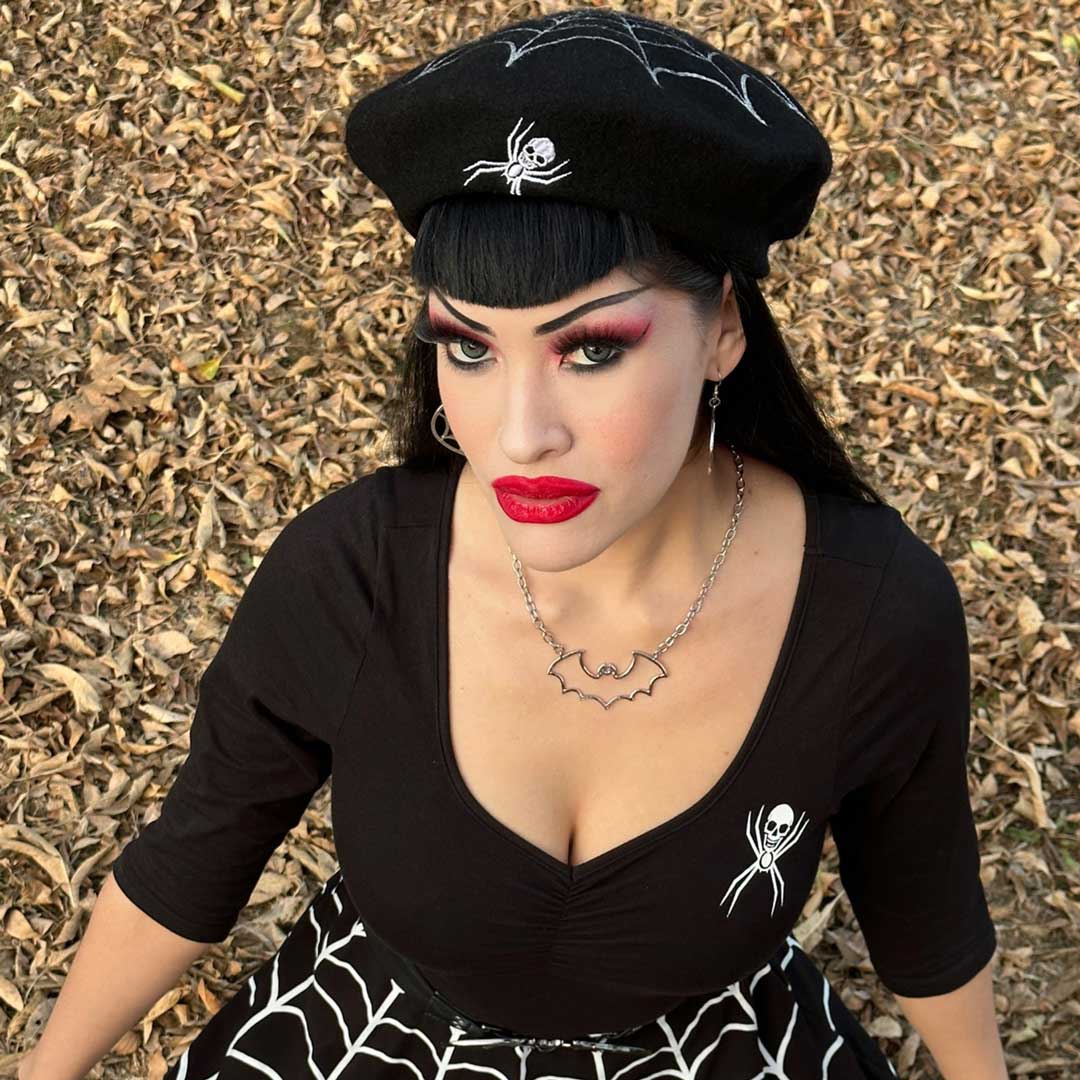 Bat Outline Necklace - Kreepsville