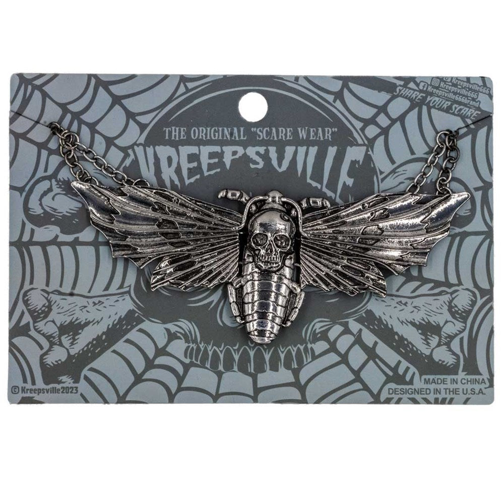 Death Moth Necklace - Kreepsville