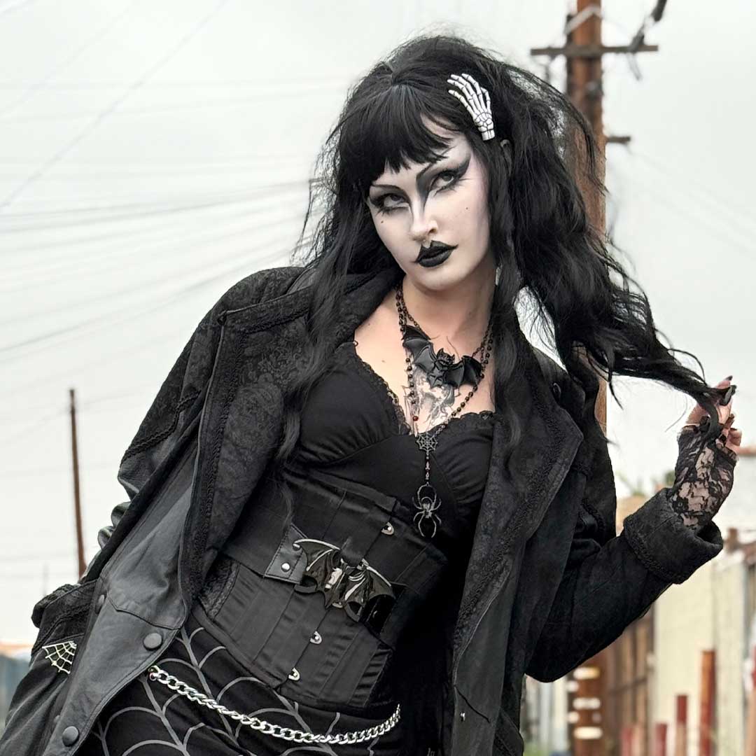 Creature Of The Night Bat Black Necklace - Kreepsville