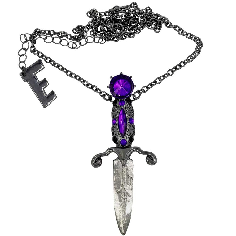 Elvira mistress of the dark dagger pendant necklace, range of