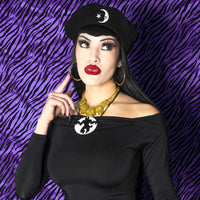 Thumbnail for Skull Collection Necklace Gold Glitter - Kreepsville