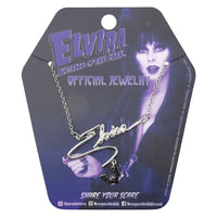 Thumbnail for Elvira Bat Name Text Necklace - Kreepsville