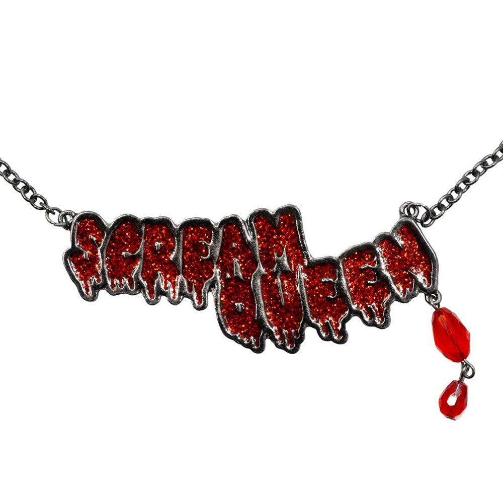 Scream Queen Text Necklace - Kreepsville