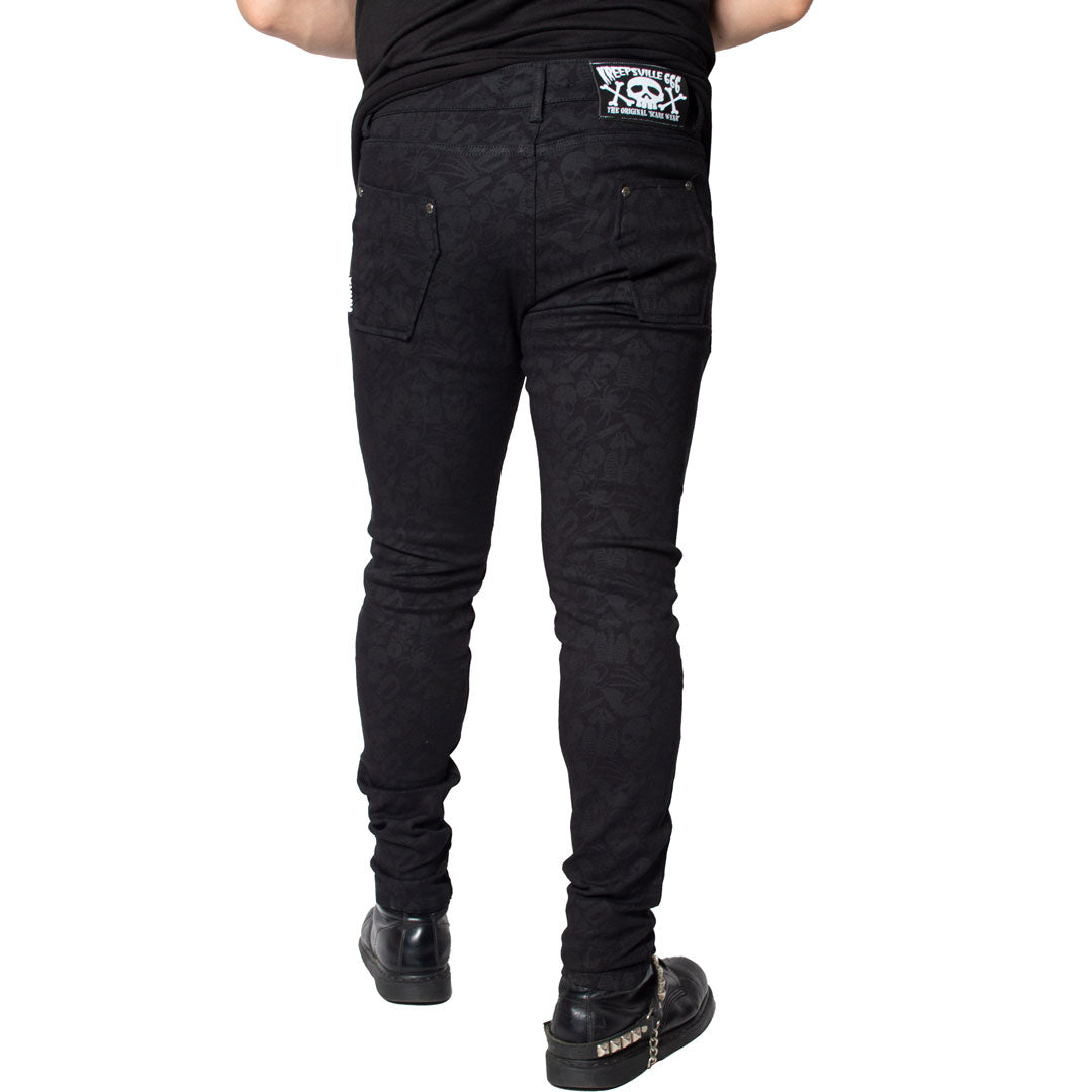 Death Repeat Black Skinny Jeans