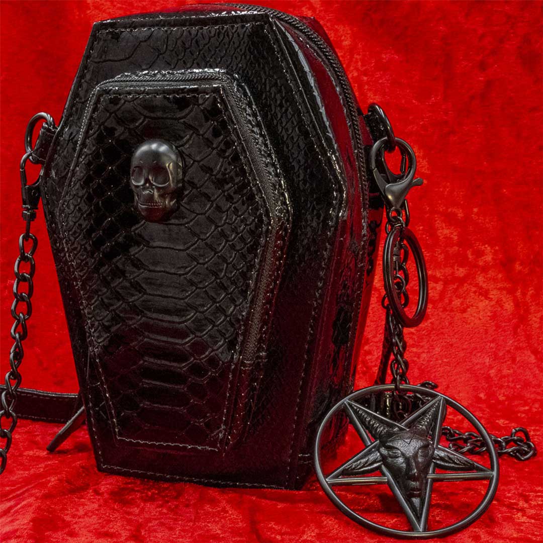 Baphomet Circle Charm Keychain - Kreepsville