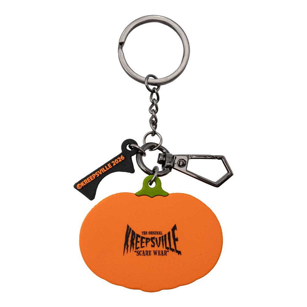 Pumpkin Orange 3D Flat Keychain - Kreepsville