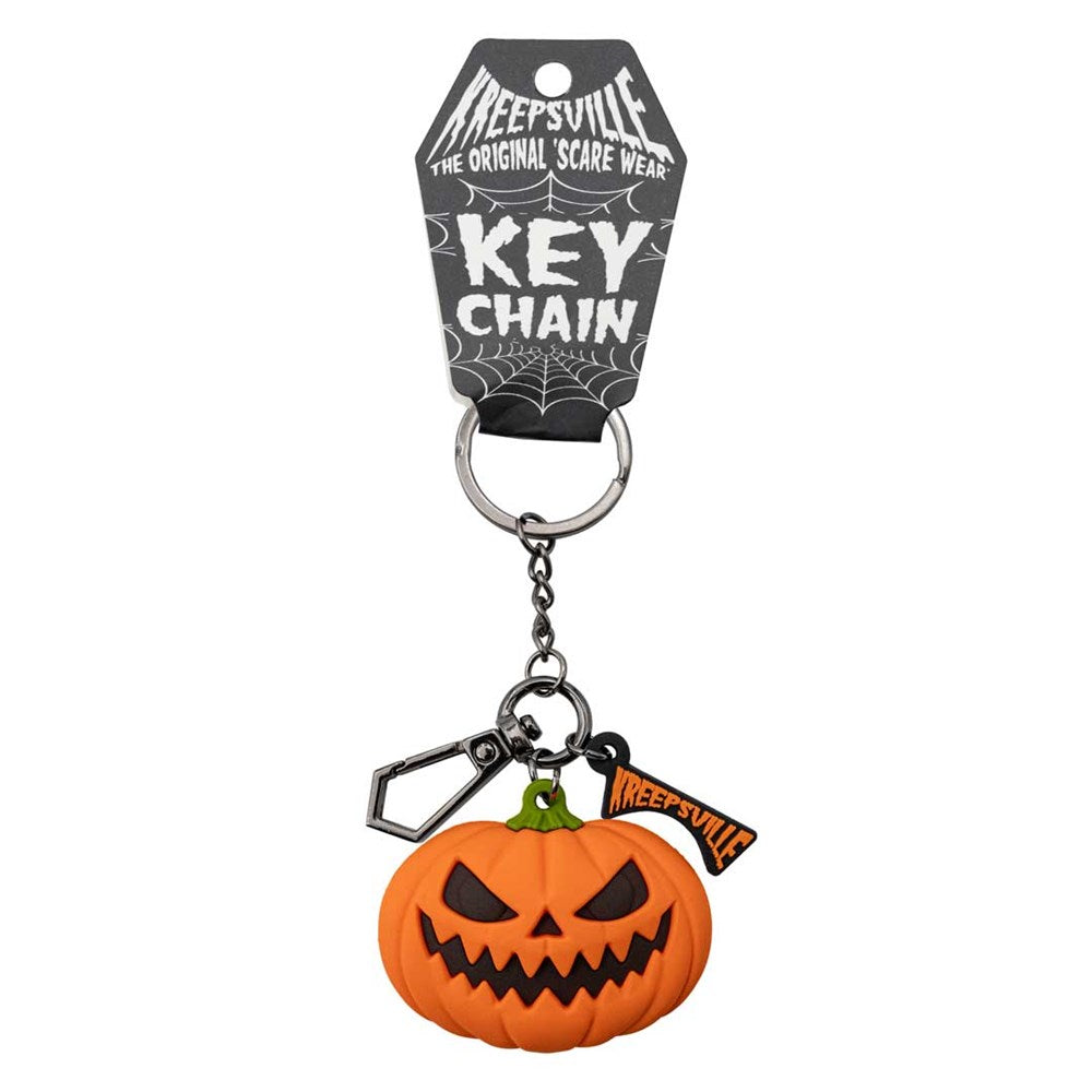 Pumpkin Orange 3D Flat Keychain - Kreepsville
