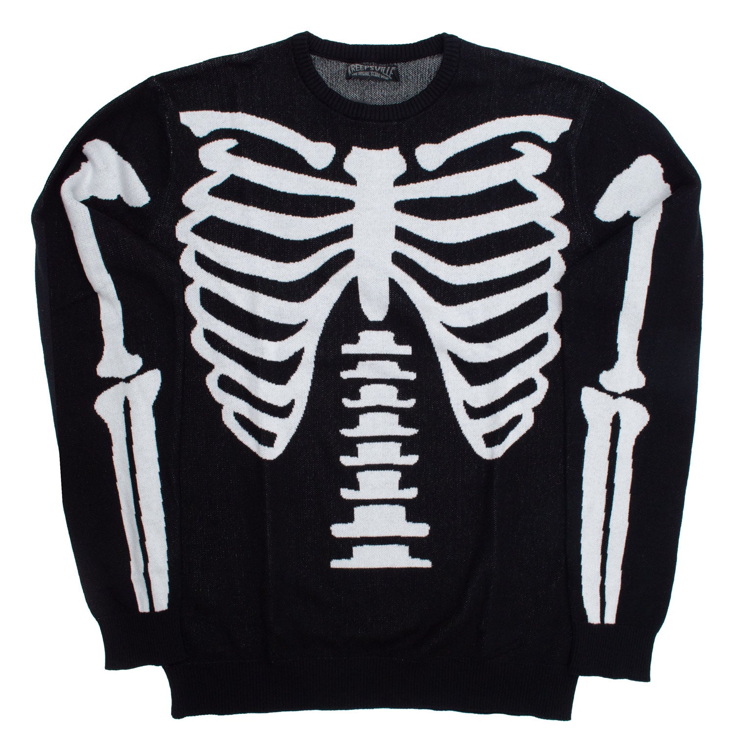 Ribcage Skeleton Bones Sweater
