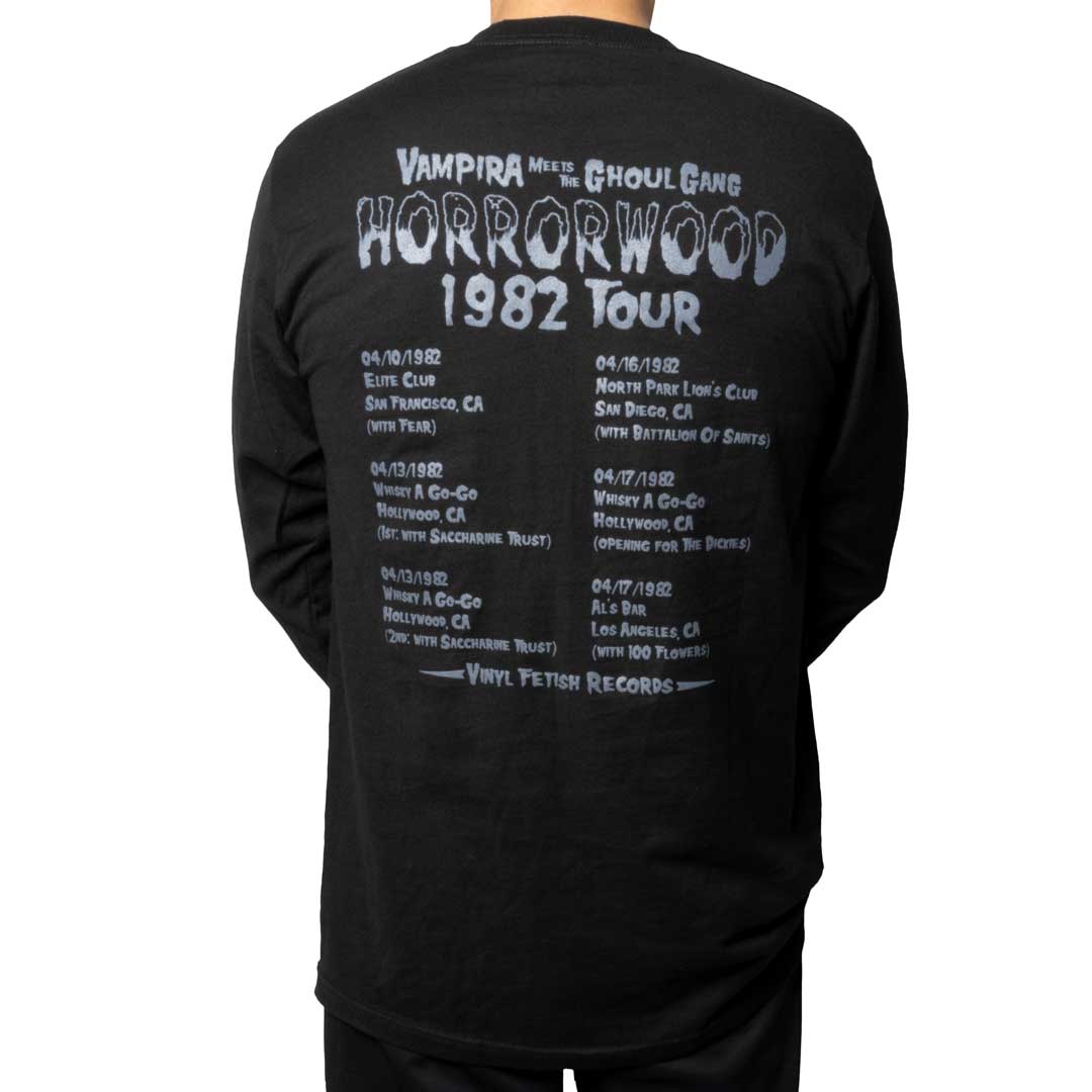 Vampira Meets Ghoul Gang Long Sleeve Shirt - Kreepsville