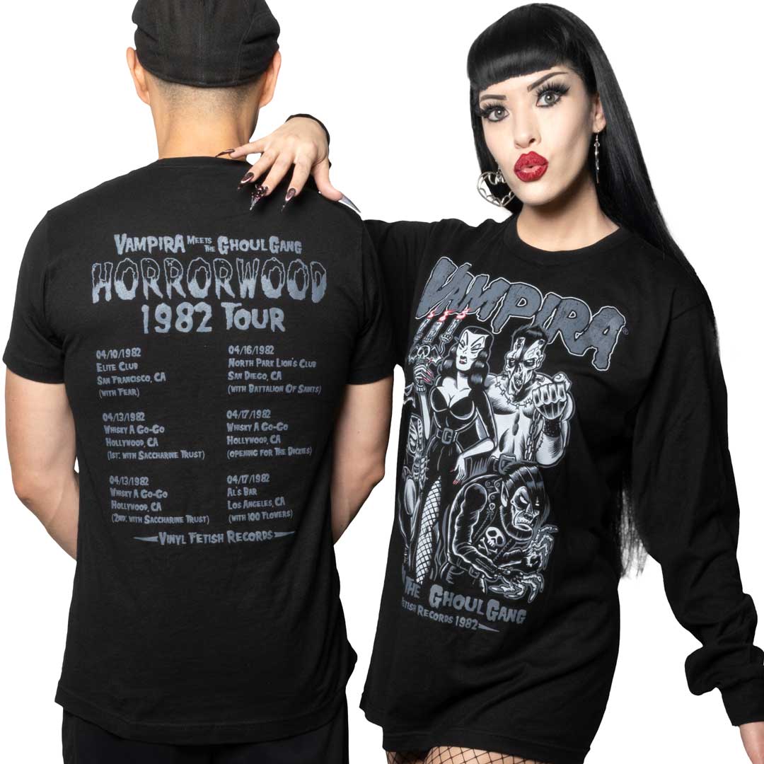 Vampira Meets Ghoul Gang Long Sleeve Shirt