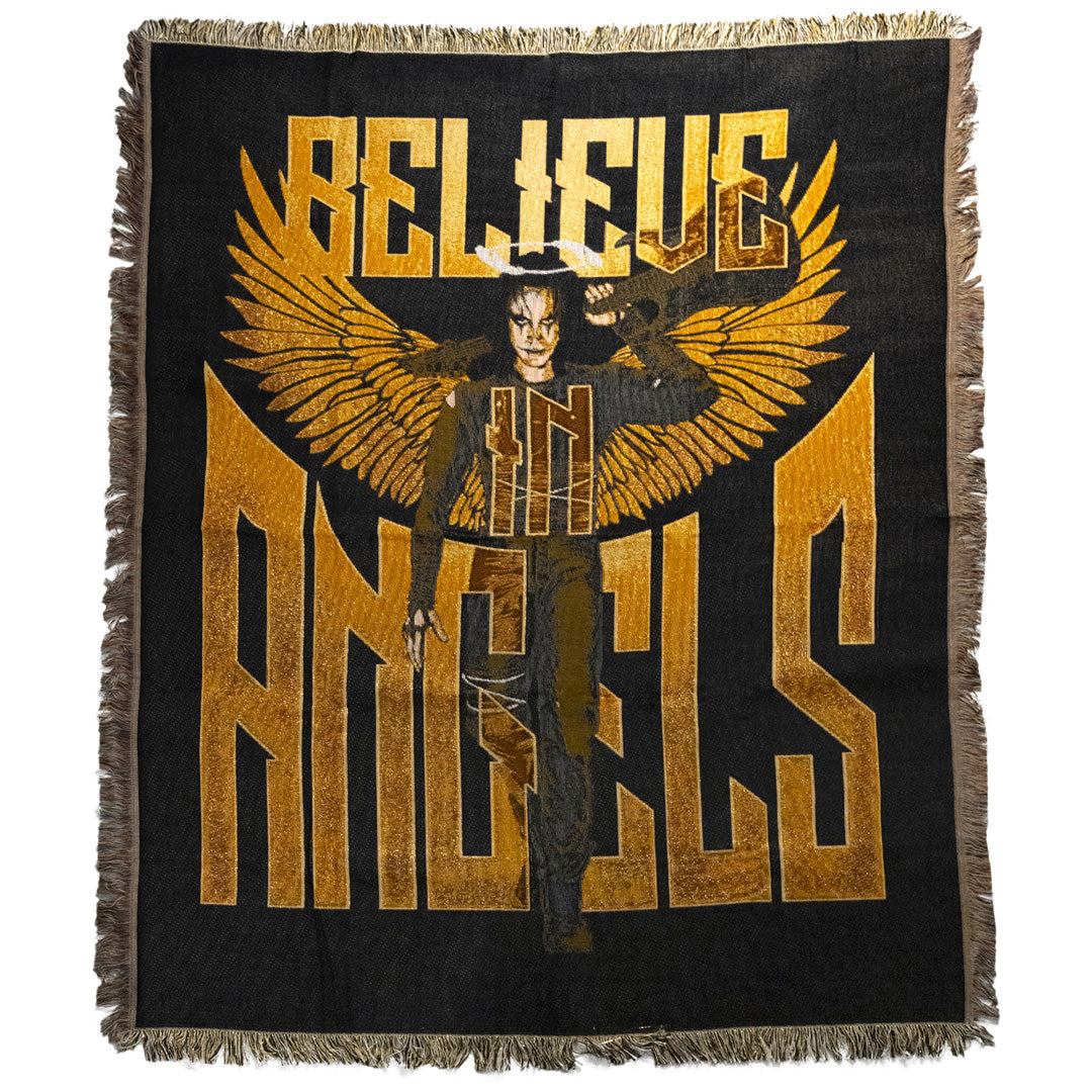 The Crow Believe in Angels Tapestry