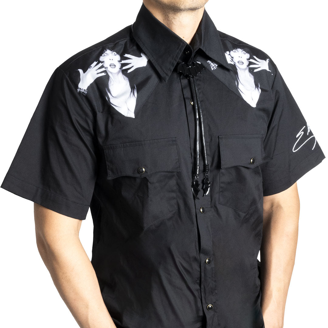 Elvira Classic Logo Western Shirt - Kreepsville