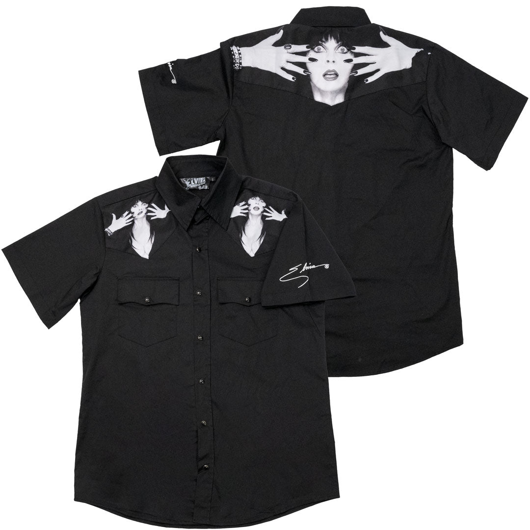 Elvira Classic Logo Western Shirt - Kreepsville