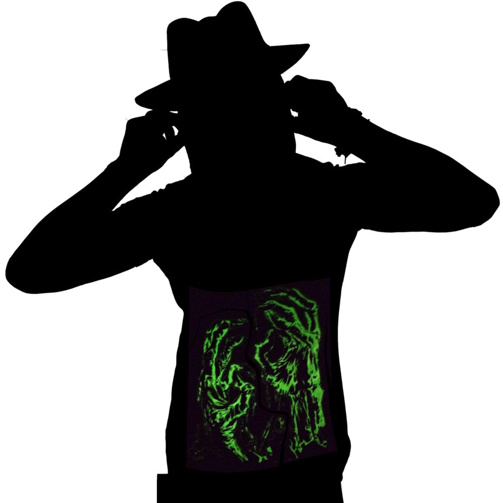 Kreepsville tales from the crypt glow hands tshirt