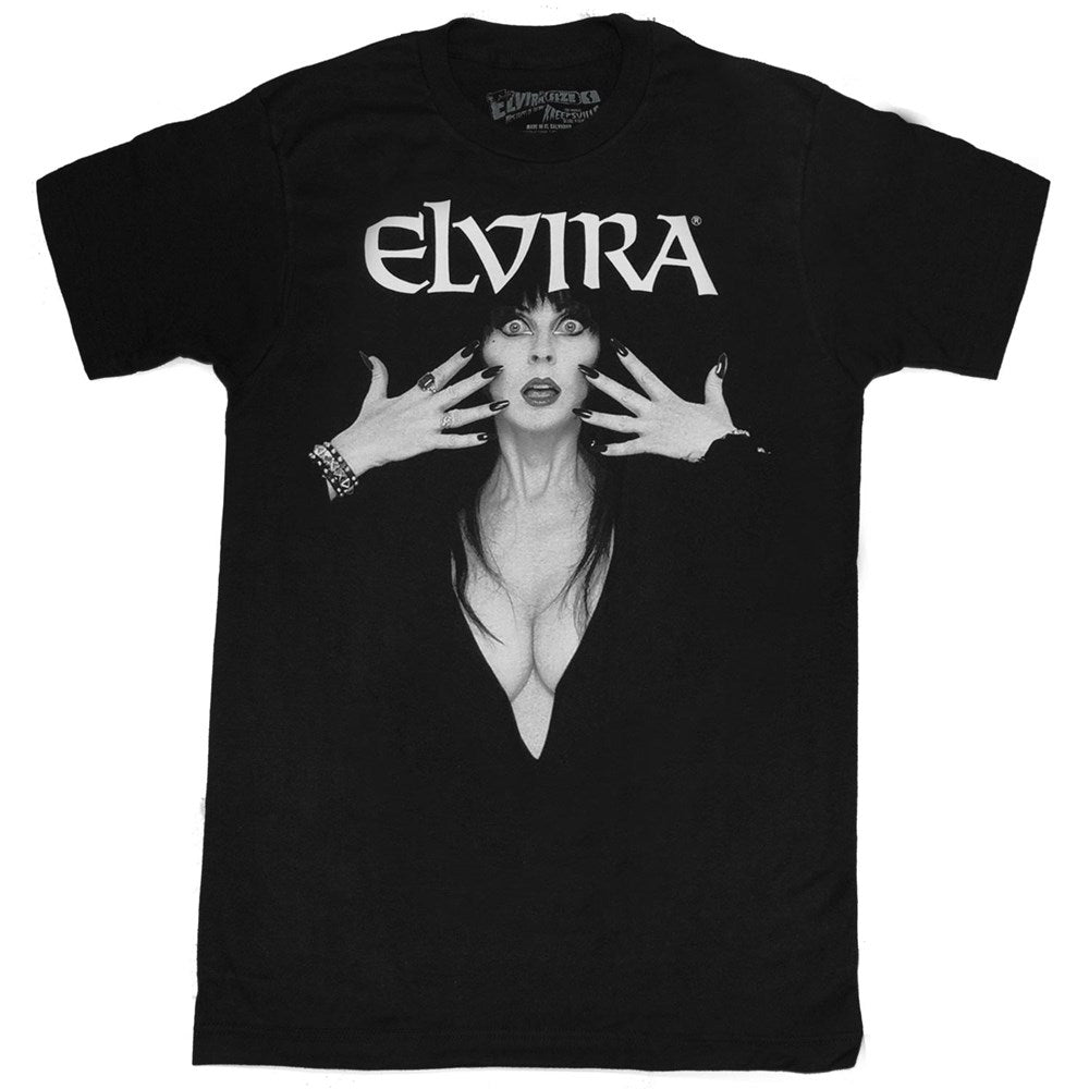 Elvira Classic logo mens tshirt | Kreepsville