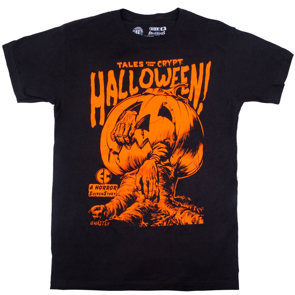 Tales From The Crypt Orange Pumpkin Tshirt - Kreepsville