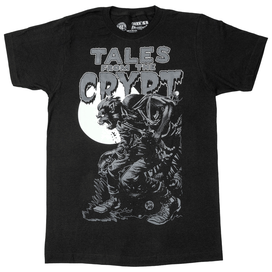 Tales From The Crypt Werewolf Moon Tshirt Tales From The Crypt Werewolf Moon Tshirt