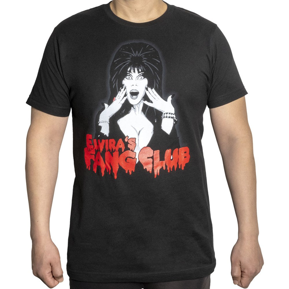 Elvira Fang Club Mens T-Shirt - Kreepsville