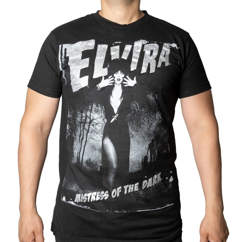 Elvira Grey Zombie T-Shirt - Kreepsville