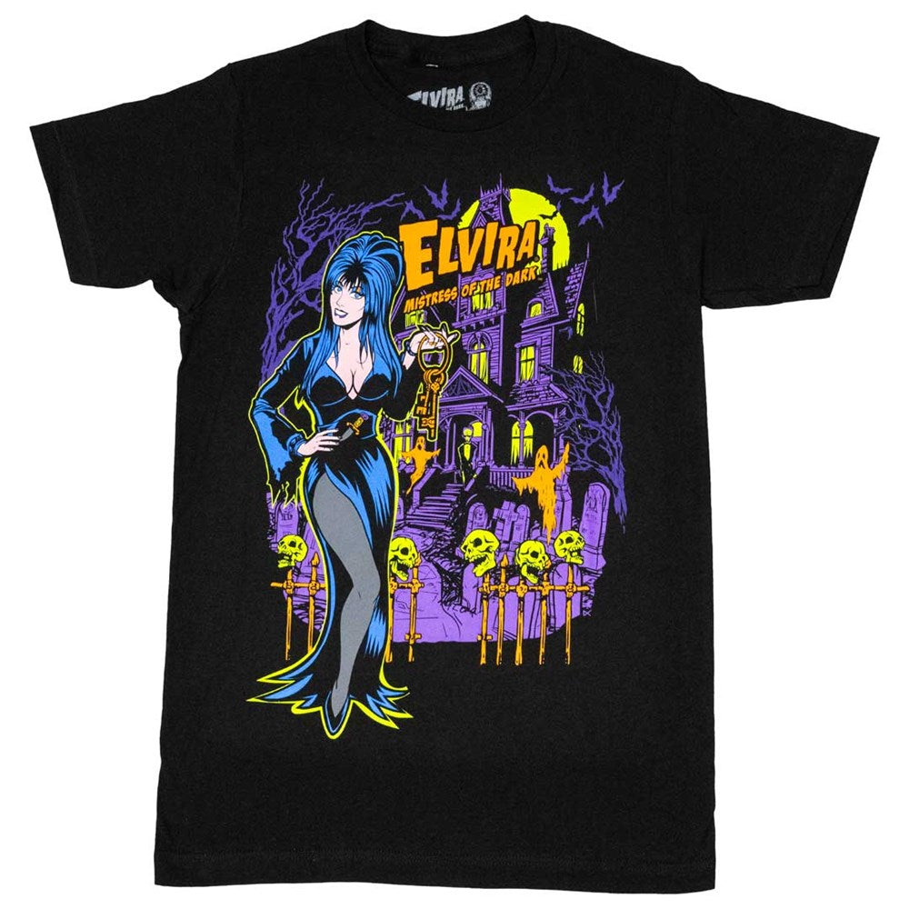elvira 新作 tシャツ Elvira Macabre Mobile Men's T-shirt