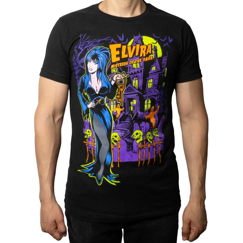 Elvira Haunted House T-Shirt - Kreepsville