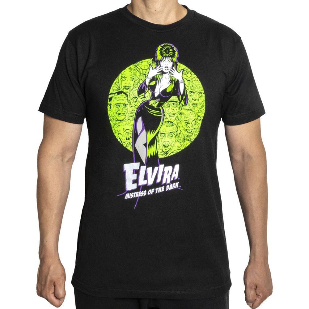 Elvira Onlookers Mens T-Shirt - Kreepsville