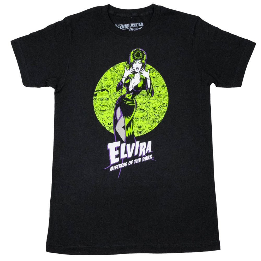 Elvira Onlookers Mens T-Shirt - Kreepsville