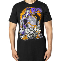 Thumbnail for Elvira Wish You Were Here Mens T-Shirt - Kreepsville