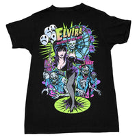 Thumbnail for Elvira Zombie Ferris Wheel T-Shirt - Kreepsville