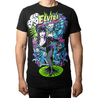 Thumbnail for Elvira Zombie Ferris Wheel T-Shirt - Kreepsville