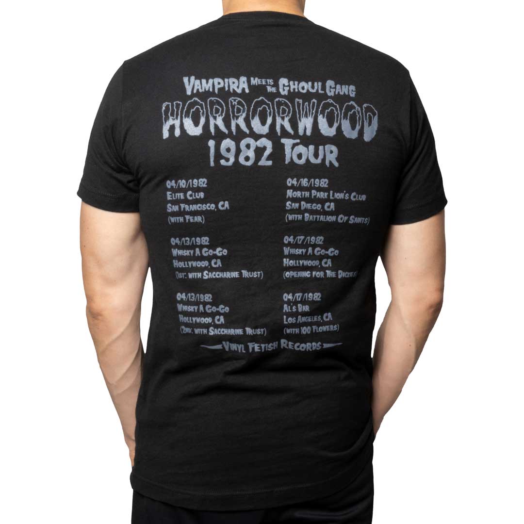 Vampira Meets Ghoul Gang T-shirt - Kreepsville