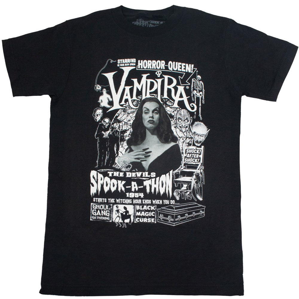vampira mens spookathon tshirt by kreepsville