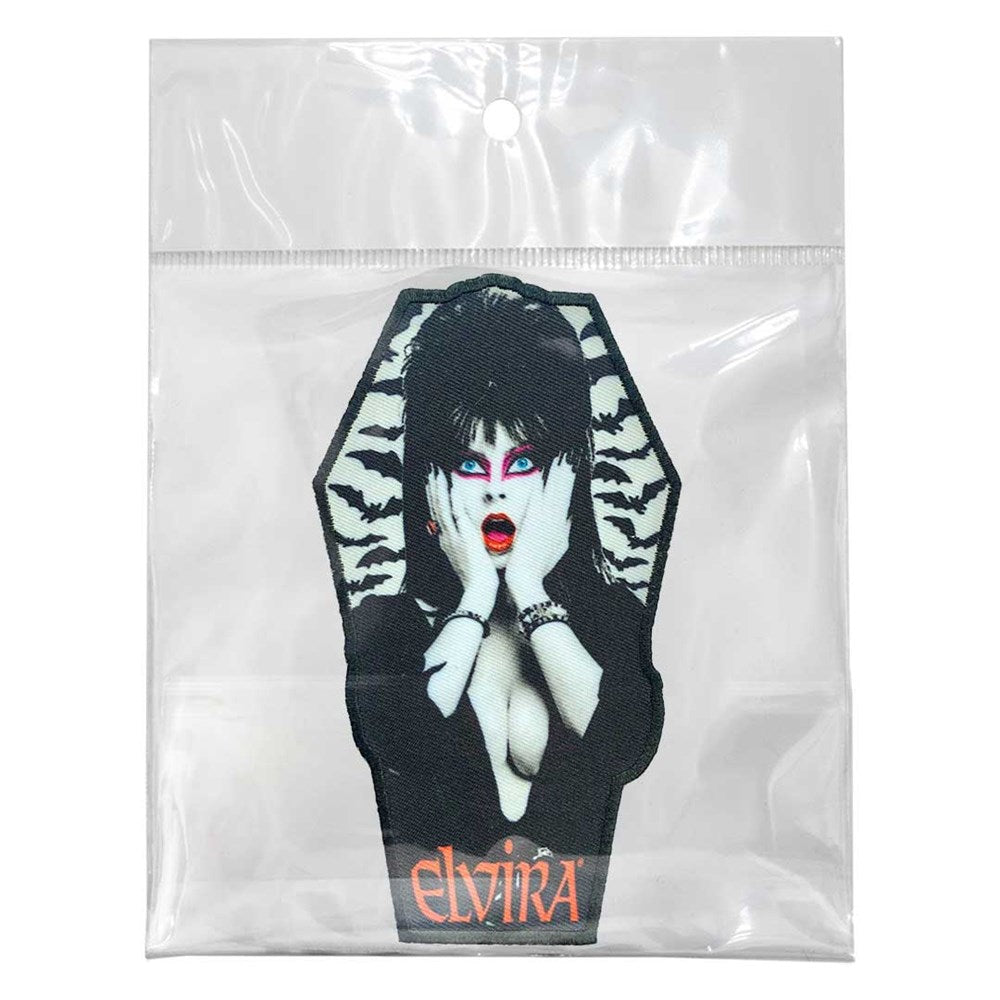 Elvira Bat Coffin Patch
